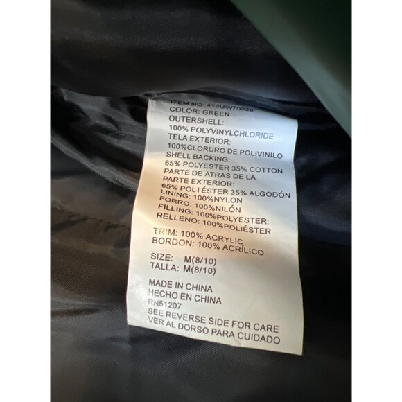 Vintage Play Football NFL NY Jets Youth Childrens Coat sz Medium 8/10 Boy Unisex - Picture 5 of 7